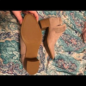 Maurice’s Taupe booties!